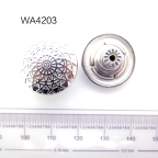WA4203,東莞20MM中性合金膠芯工字鈕膠芯腳配鋁釘生產廠家,廣東生產廠商 - 