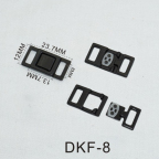 WDKF-88mm 內徑文胸背扣-中間對扣