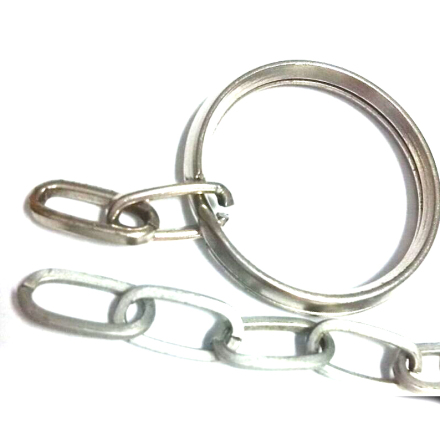 WG1149,东莞25.3*2.03MM Inner Iron key ring &12.7*6.5MM oval ring(4CM)生产厂家,广东生产厂商 - 