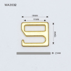 911-WA3532內徑3/8寸  11MM-9字扣